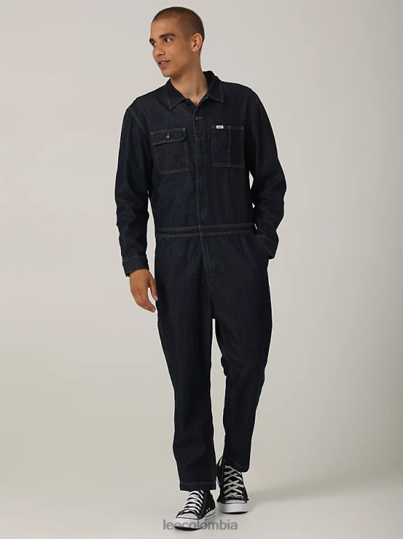 Lee hombres unión-todos de impresión patrimonial enjuague oscuro ropa Z6H6F1155