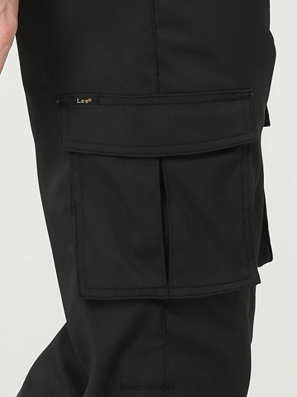 Lee hombres Pantalón cargo sintético Extreme Motion de corte recto negro ropa Z6H6F825