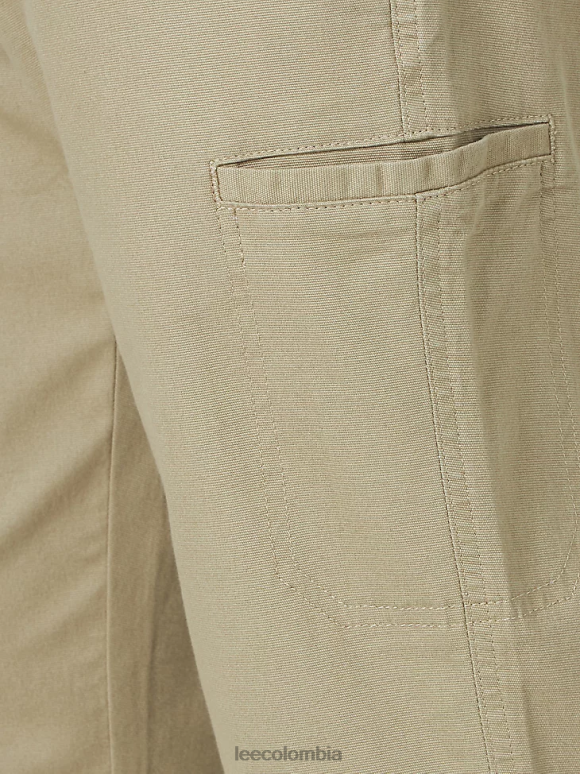 Lee hombres pantalón cargo de ajuste relajado de movimiento extremo caqui británico ropa Z6H6F829