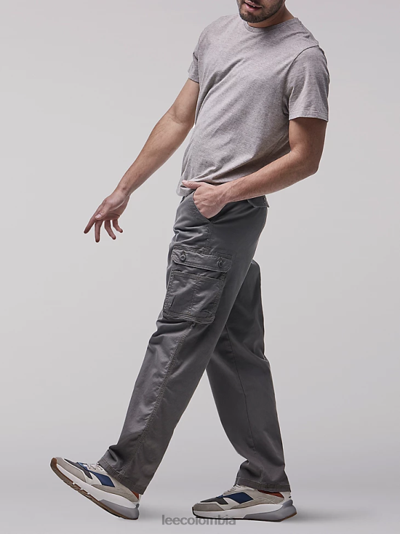 Lee hombres pantalón cargo de sarga de ajuste relajado Wyoming artemisa ropa Z6H6F800