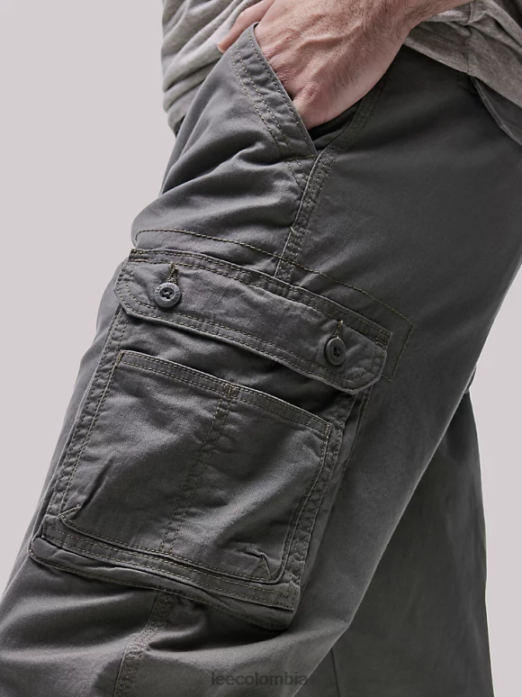 Lee hombres pantalón cargo de sarga de ajuste relajado Wyoming artemisa ropa Z6H6F800