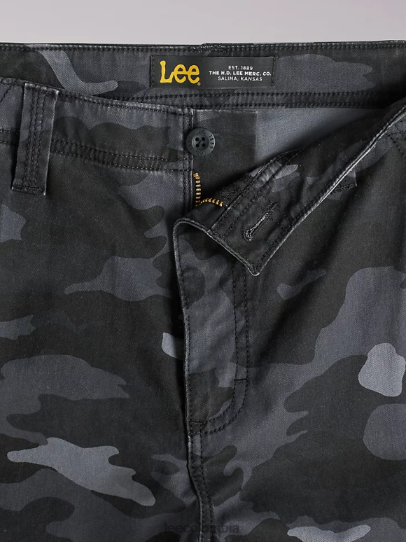 Lee hombres pantalón cargo de sarga de ajuste relajado Wyoming camuflaje grunge ropa Z6H6F798