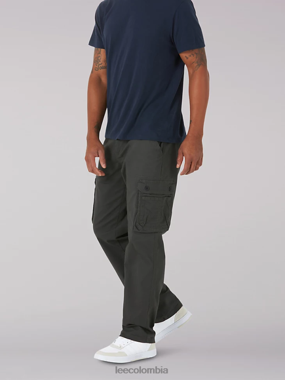 Lee hombres pantalón cargo de sarga de ajuste relajado Wyoming sombra ropa Z6H6F796