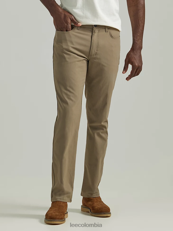 Lee hombres pantalón recto de rendimiento de movimiento extremo bronceado de coventry ropa Z6H6F807