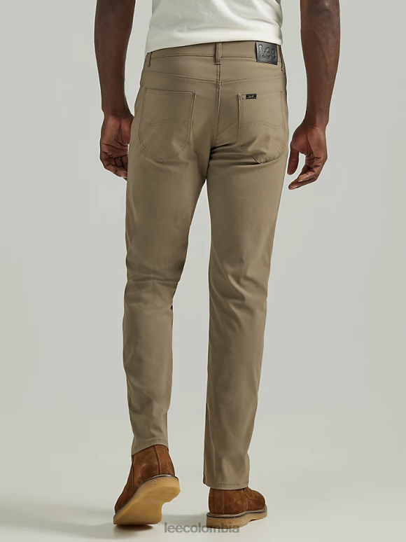 Lee hombres pantalón recto de rendimiento de movimiento extremo bronceado de coventry ropa Z6H6F807
