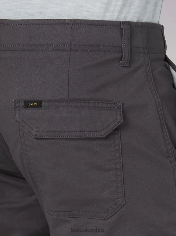 Lee hombres pantalones cargo de sarga de movimiento extremo carbón ropa Z6H6F810