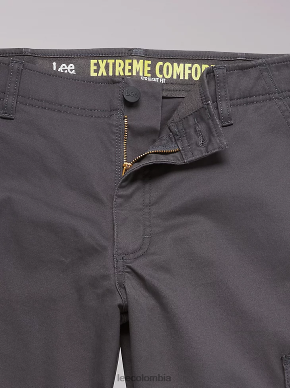 Lee hombres pantalones cargo de sarga de movimiento extremo carbón ropa Z6H6F810