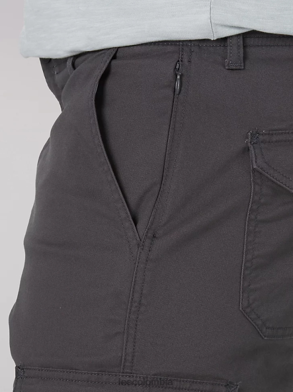 Lee hombres pantalones cargo de sarga de movimiento extremo carbón ropa Z6H6F810