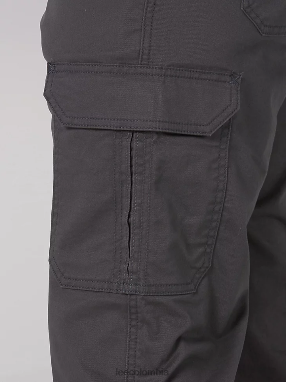Lee hombres pantalones cargo de sarga de movimiento extremo carbón ropa Z6H6F810