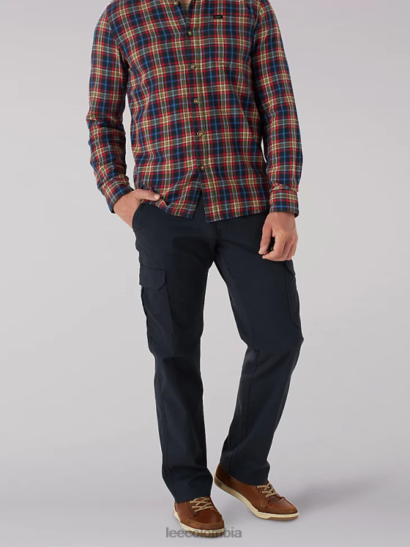Lee hombres pantalones cargo mvp de corte recto Armada ropa Z6H6F815