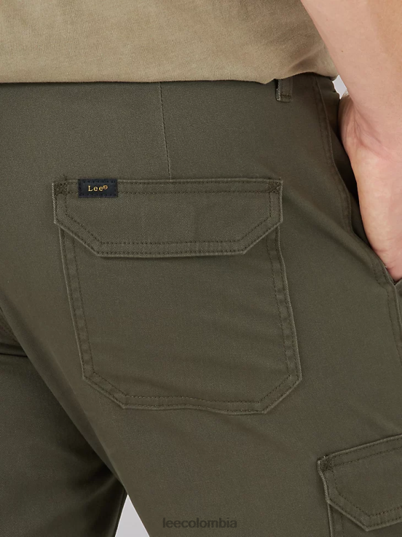Lee hombres pantalones cargo mvp de corte recto bosque ropa Z6H6F813