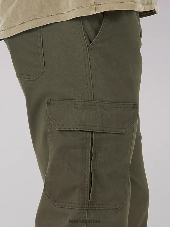 Lee hombres pantalones cargo mvp de corte recto bosque ropa Z6H6F813