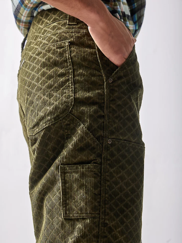 Lee x The Brooklyn Circus hombres pantalón de carpintero de pana col rizada ropa Z6H6F831