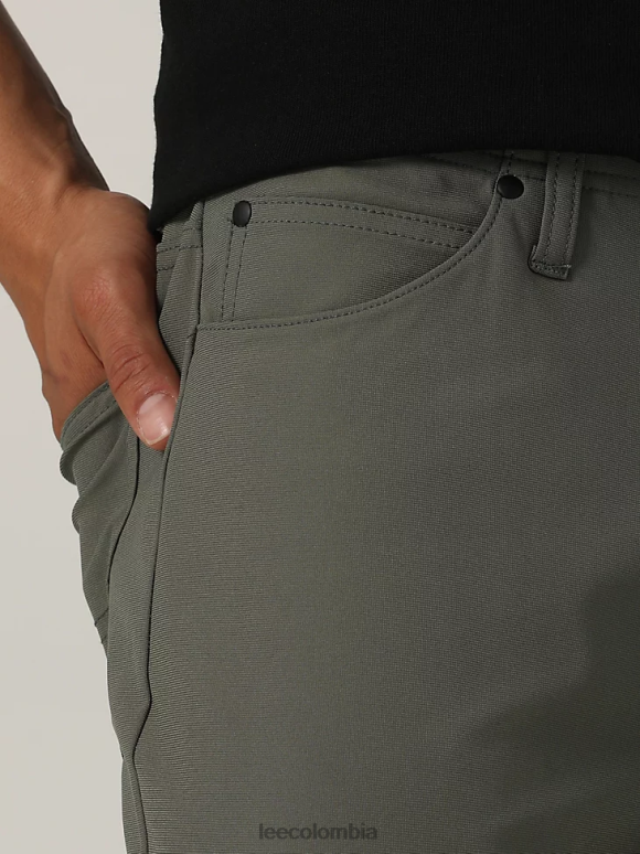 Lee hombres hd pantalones cónicos relajados maverick fuerte verde ropa Z6H6F727