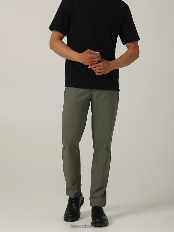 Lee hombres hd pantalones cónicos relajados maverick fuerte verde ropa Z6H6F727
