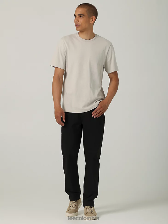 Lee hombres hd pantalones cónicos relajados maverick negro ropa Z6H6F729