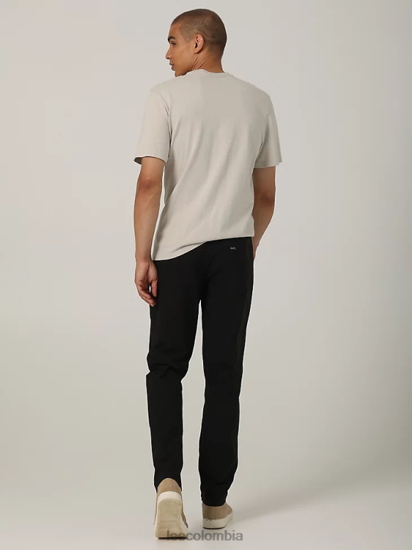 Lee hombres hd pantalones cónicos relajados maverick negro ropa Z6H6F729