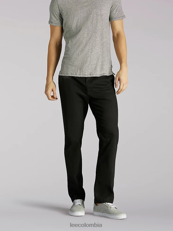 Lee hombres pantalón caqui de corte slim Extreme Motion negro ropa Z6H6F763