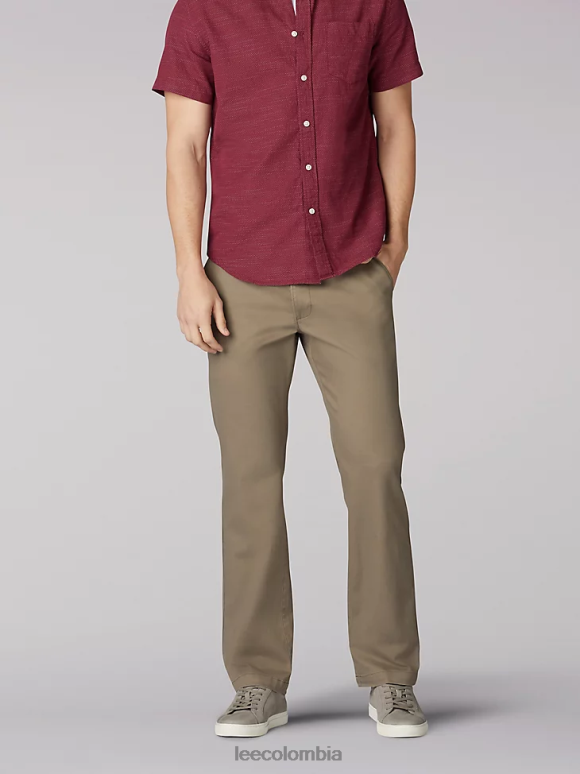 Lee hombres pantalón caqui de movimiento extremo breen ropa Z6H6F716