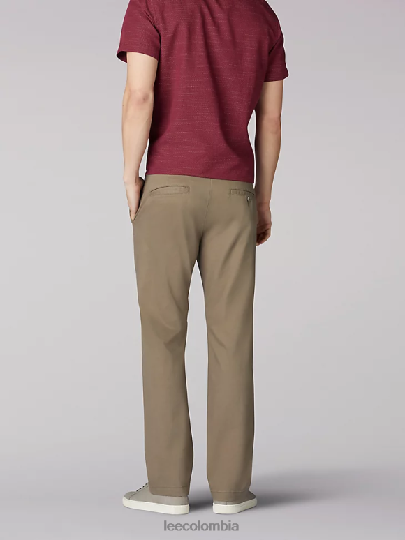 Lee hombres pantalón caqui de movimiento extremo breen ropa Z6H6F716