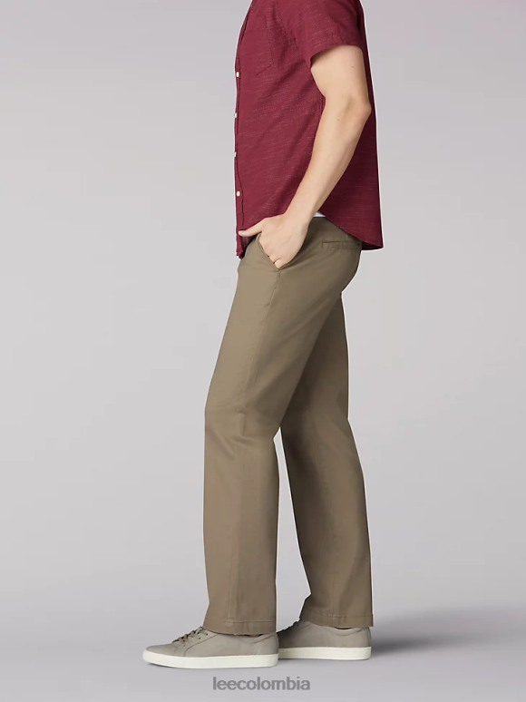 Lee hombres pantalón caqui de movimiento extremo breen ropa Z6H6F716