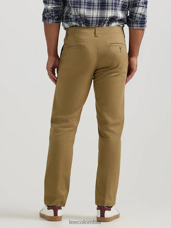 Lee hombres pantalón caqui de movimiento extremo bronce ropa Z6H6F717