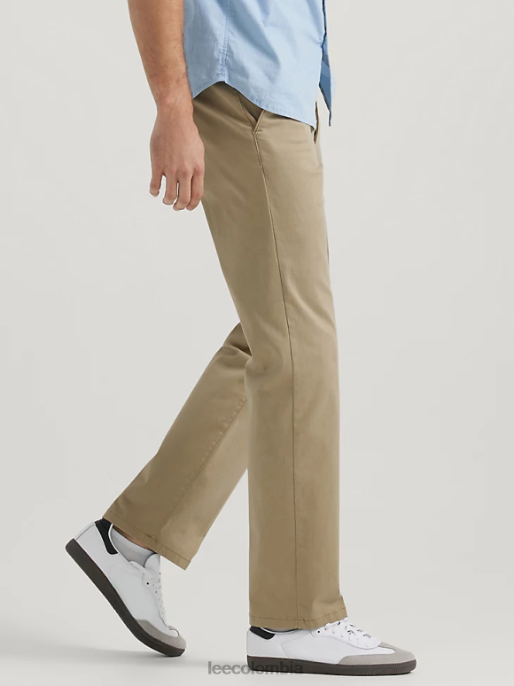 Lee hombres pantalón caqui de movimiento extremo color caqui original ropa Z6H6F725