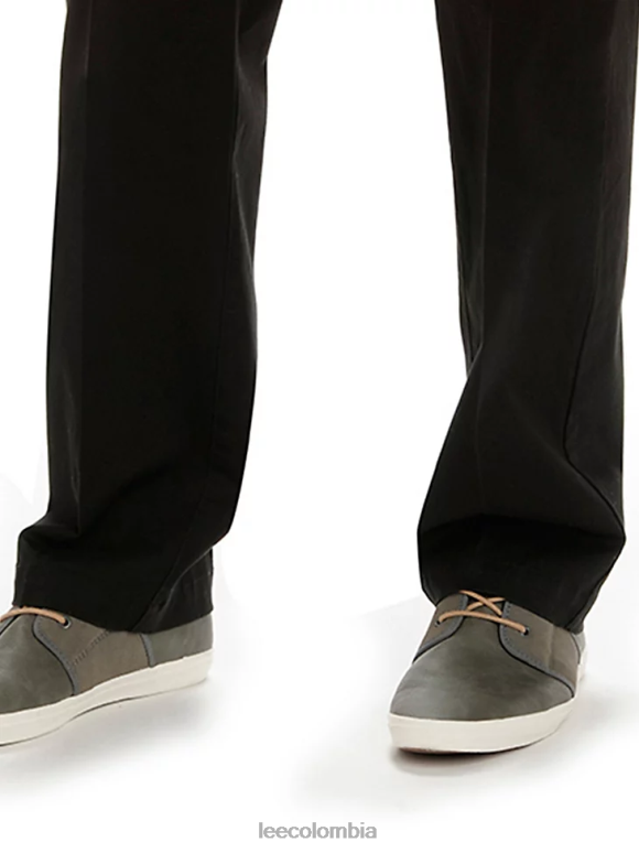 Lee hombres pantalón caqui de movimiento extremo (grande y alto) negro ropa Z6H6F767