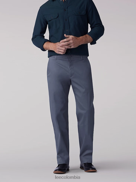 Lee hombres pantalón caqui de movimiento extremo gris antiguo ropa Z6H6F720