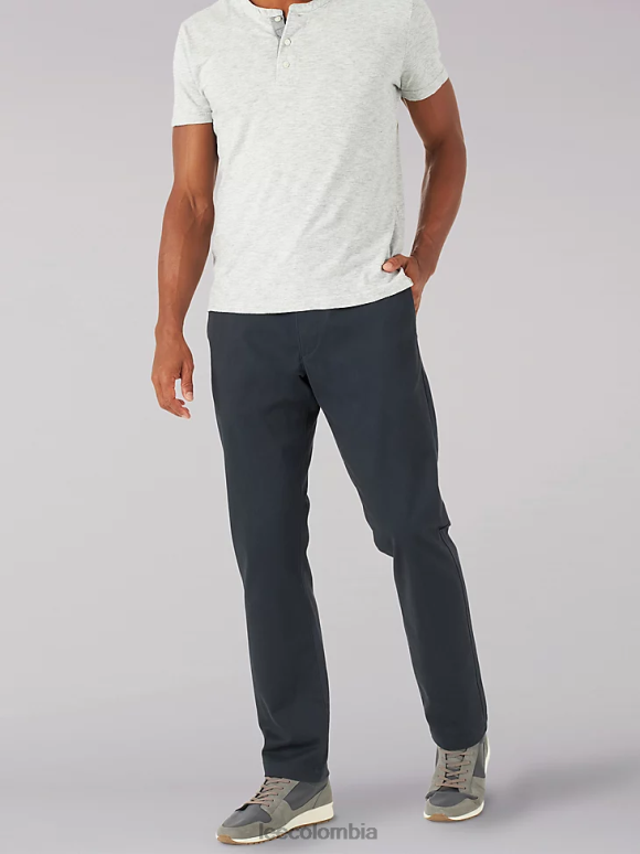 Lee hombres pantalón de frente plano de ajuste relajado mvp de movimiento extremo Armada ropa Z6H6F757