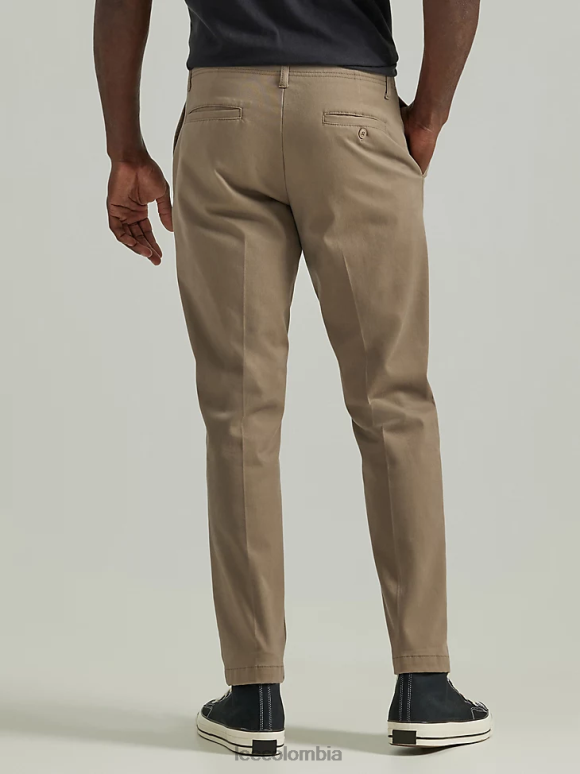 Lee hombres pantalón de frente plano de corte recto mvp de movimiento extremo convento ropa Z6H6F740