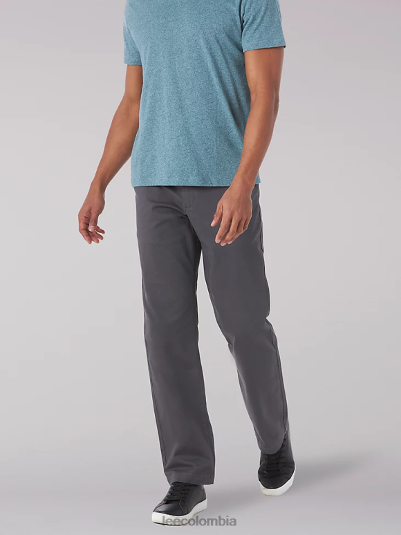 Lee hombres pantalón de frente plano de corte recto mvp de movimiento extremo ingeniero ropa Z6H6F748