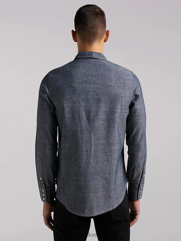 Lee hombres 101 camisa occidental seco ropa Z6H6F934