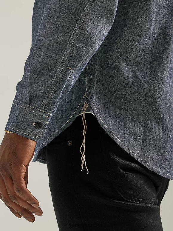 Lee hombres 101 sobrecamisa vaquera años 70 seco ropa Z6H6F914