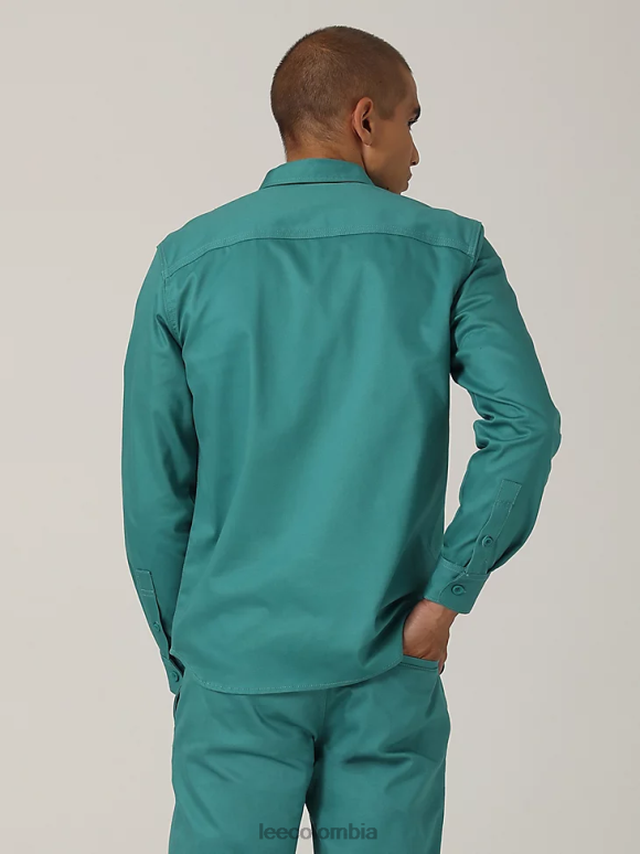 Lee hombres camisa con botones y dos bolsillos Heritage Chetopa Mónaco ropa Z6H6F951