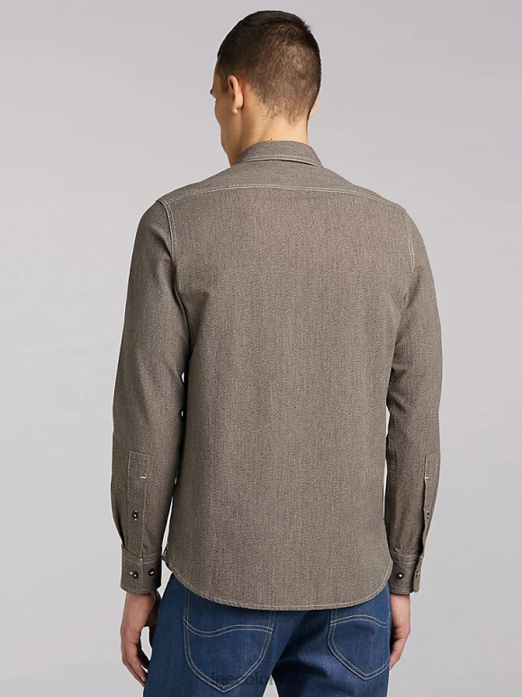Lee hombres camisa de trabajo 101 bistre ropa Z6H6F932