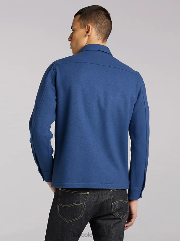 Lee hombres sobrecamisa de lana 101 lago azul ropa Z6H6F930