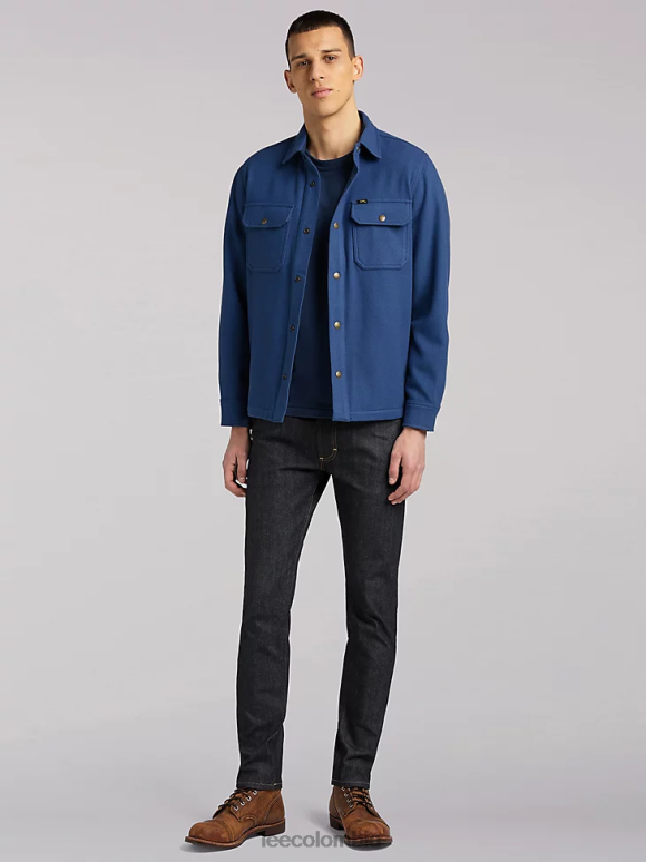 Lee hombres sobrecamisa de lana 101 lago azul ropa Z6H6F930