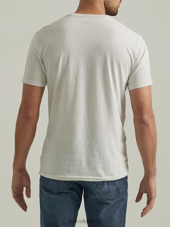 Lee hombres camiseta con gráfico de artículos de mezclilla brezo de roca lunar ropa Z6H6F860