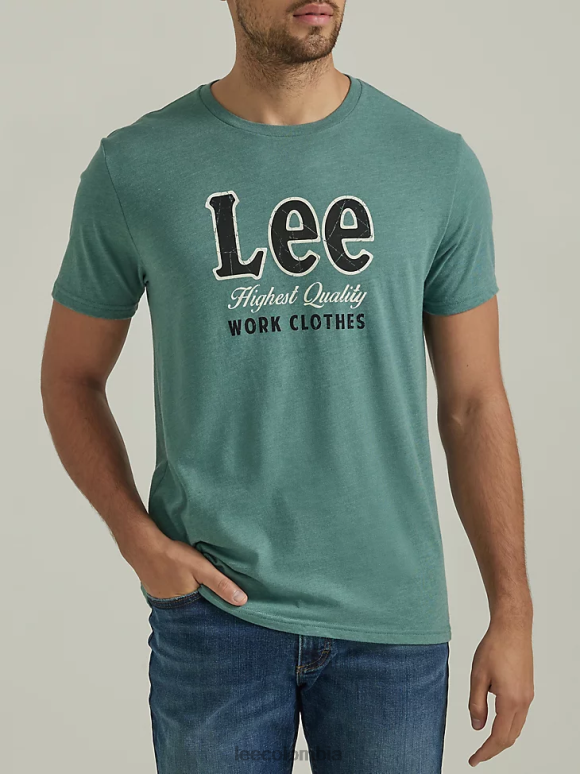 Lee hombres camiseta gráfica de ropa de trabajo artemisa ropa Z6H6F870