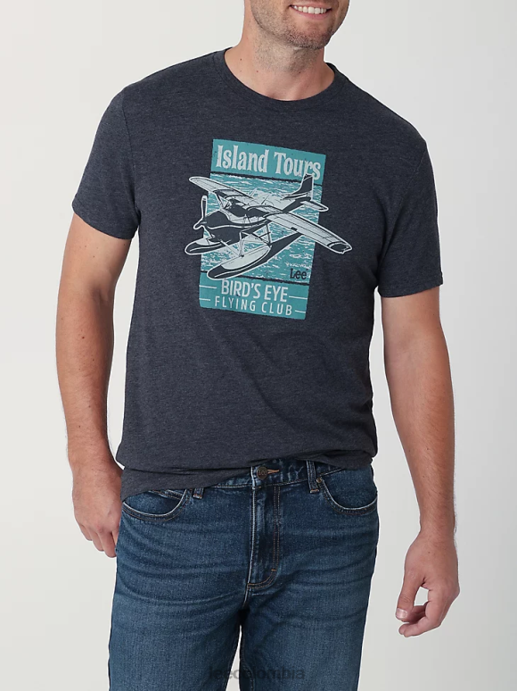Lee hombres camiseta gráfica de tours por la isla caviarcalor ropa Z6H6F857