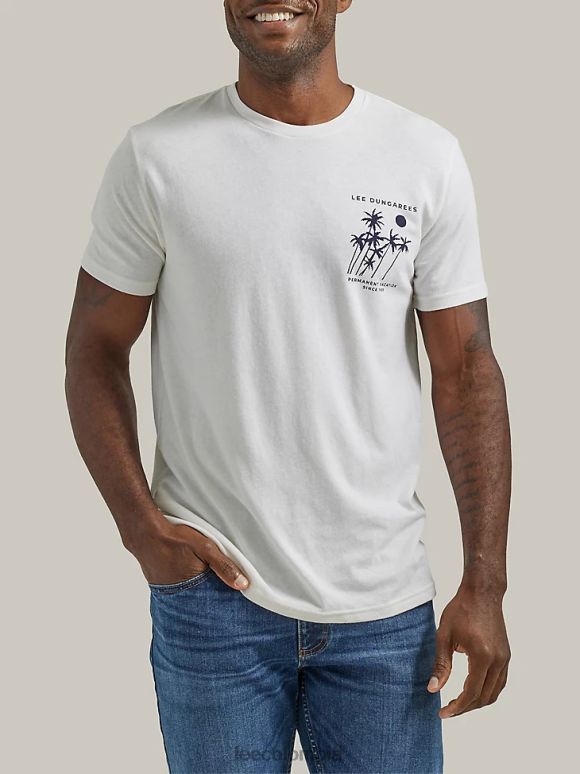Lee hombres camiseta gráfica de vacaciones permanentes malvavisco ropa Z6H6F855