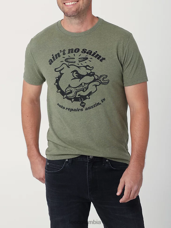 Lee hombres no hay camiseta gráfica de santo brezo salvia ropa Z6H6F866