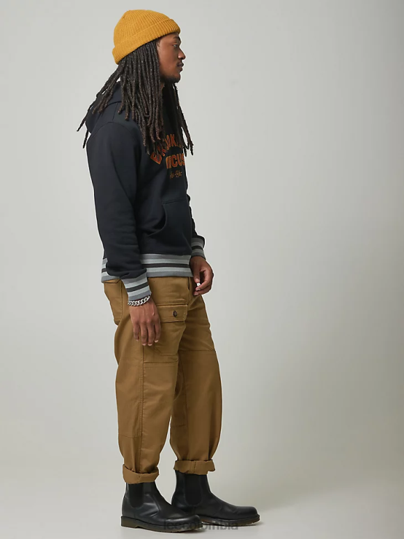 Lee x The Brooklyn Circus hombres sudadera con capucha gráfica negro ropa Z6H6F958