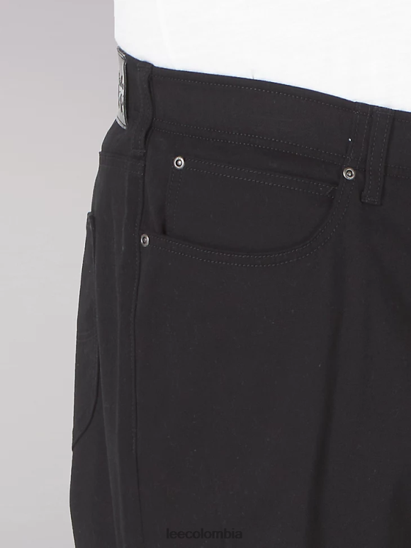 Lee hombres jeans cónicos de ajuste recto mvp de movimiento extremo (grandes y altos) unión-todo negro ropa Z6H6F692