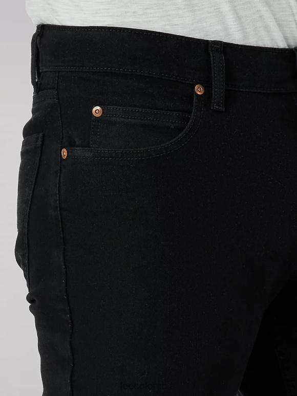 Lee hombres jeans legendarios cónicos regulares sobreteñir negro ropa Z6H6F675