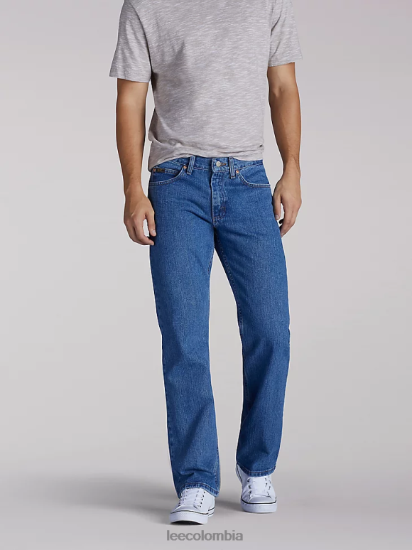 Lee hombres vaqueros bootcut de corte regular piedra de pimienta ropa Z6H6F663