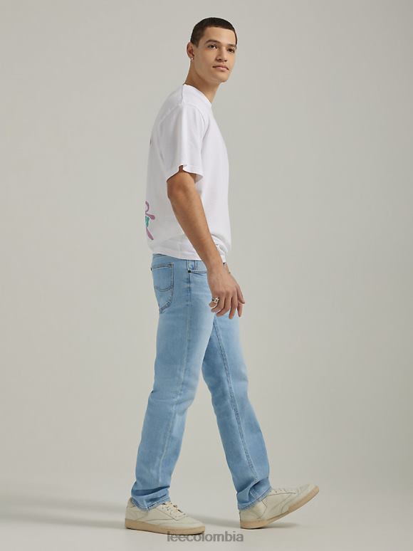 Lee hombres Colección europea de vaqueros rectos Daren. cielo azul claro ropa Z6H6F536