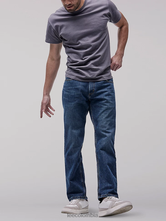 Lee hombres Jean pierna recta 100% algodón regular fit teniente ropa Z6H6F503