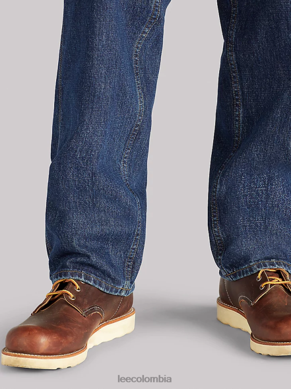 Lee hombres Vaquero carpintero 100% algodón índigo oscuro ropa Z6H6F532